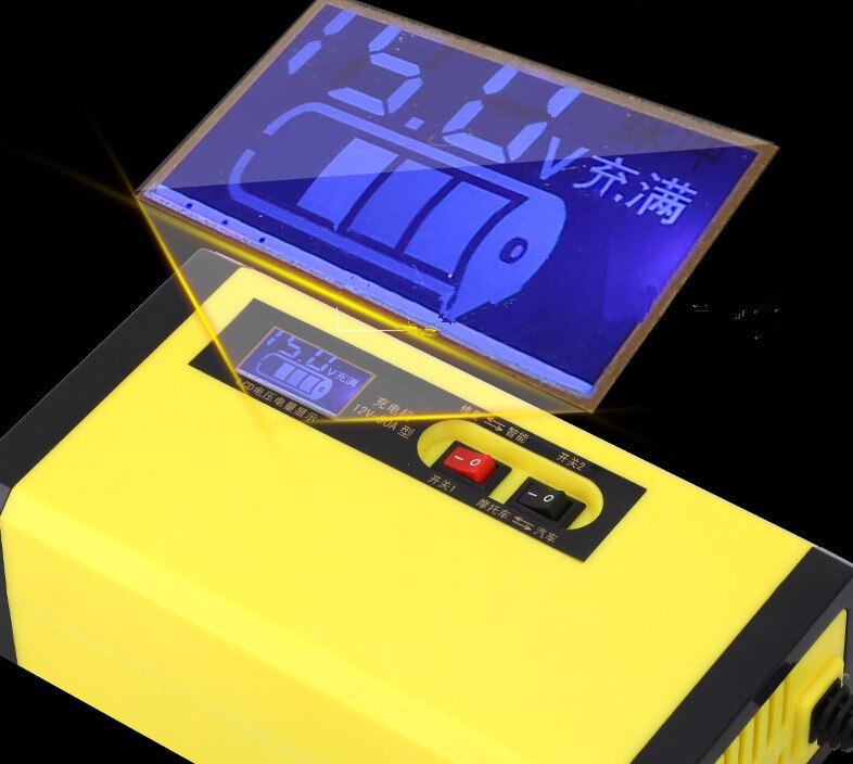 !Full Automatic Car Battery Charger Battery Charger 12V Truck Motorcycle Charger Motorcycle Battery Charger