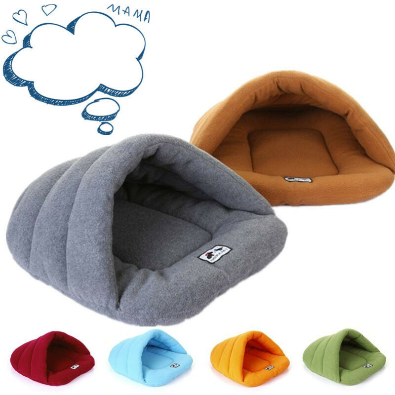 Niche en forme de chien chat | Animal domestique, chambre grotte chaude et douce, Igloo, lit, chaton, chiot, chien, pantoufles, maison, niche, coussin de couchage