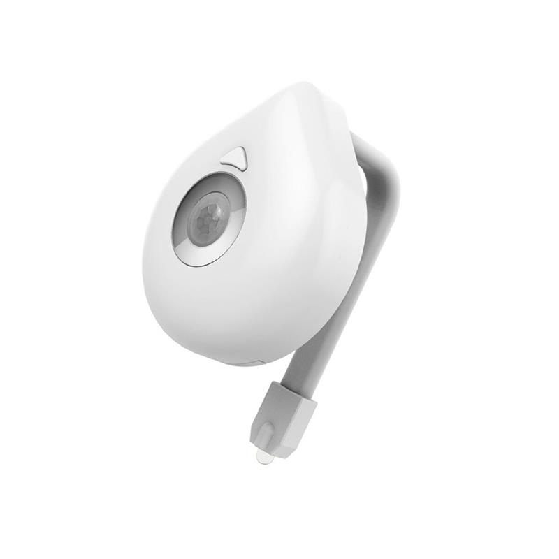 Smart toalett nattlys sete nattlys sensor lampe 8 farger vanntett bakgrunnsbelysning bevegelsesaktivert led luminaria lampe for barn: Default Title