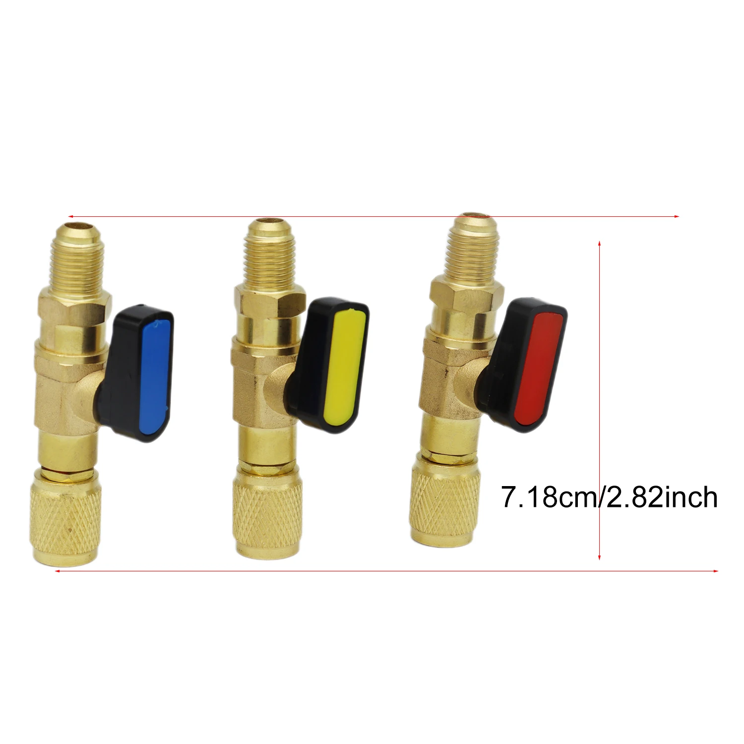 Válvula de seguridad de dosificación líquida R22, válvula de refrigerante de baja presión para aire acondicionado automotriz, accesorios fluorados