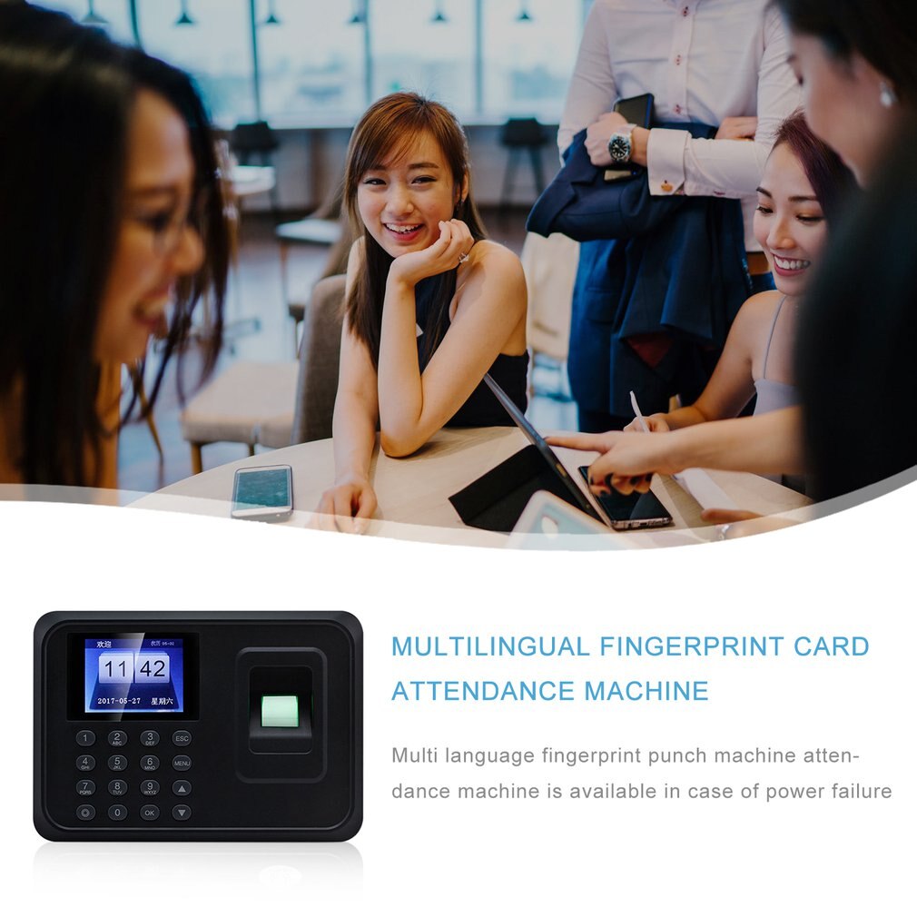 H1 Fingerprint Attendance Machine Attendance Machine Fingerprint Punch Card Machine Attendance Machine