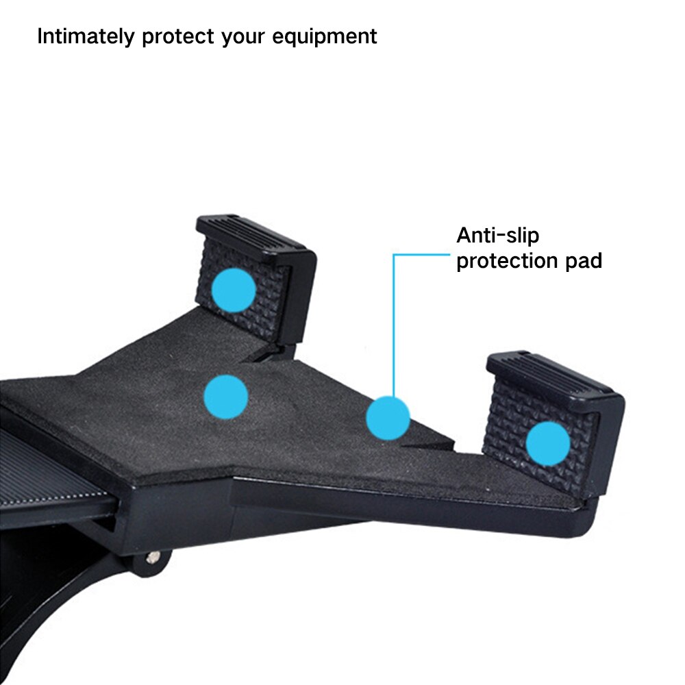 360° Rotation Adjustable Tripod Stand for iPad Lightweight Stable Versatile Tablet Tripod Holder Supporting for Ring Light Live