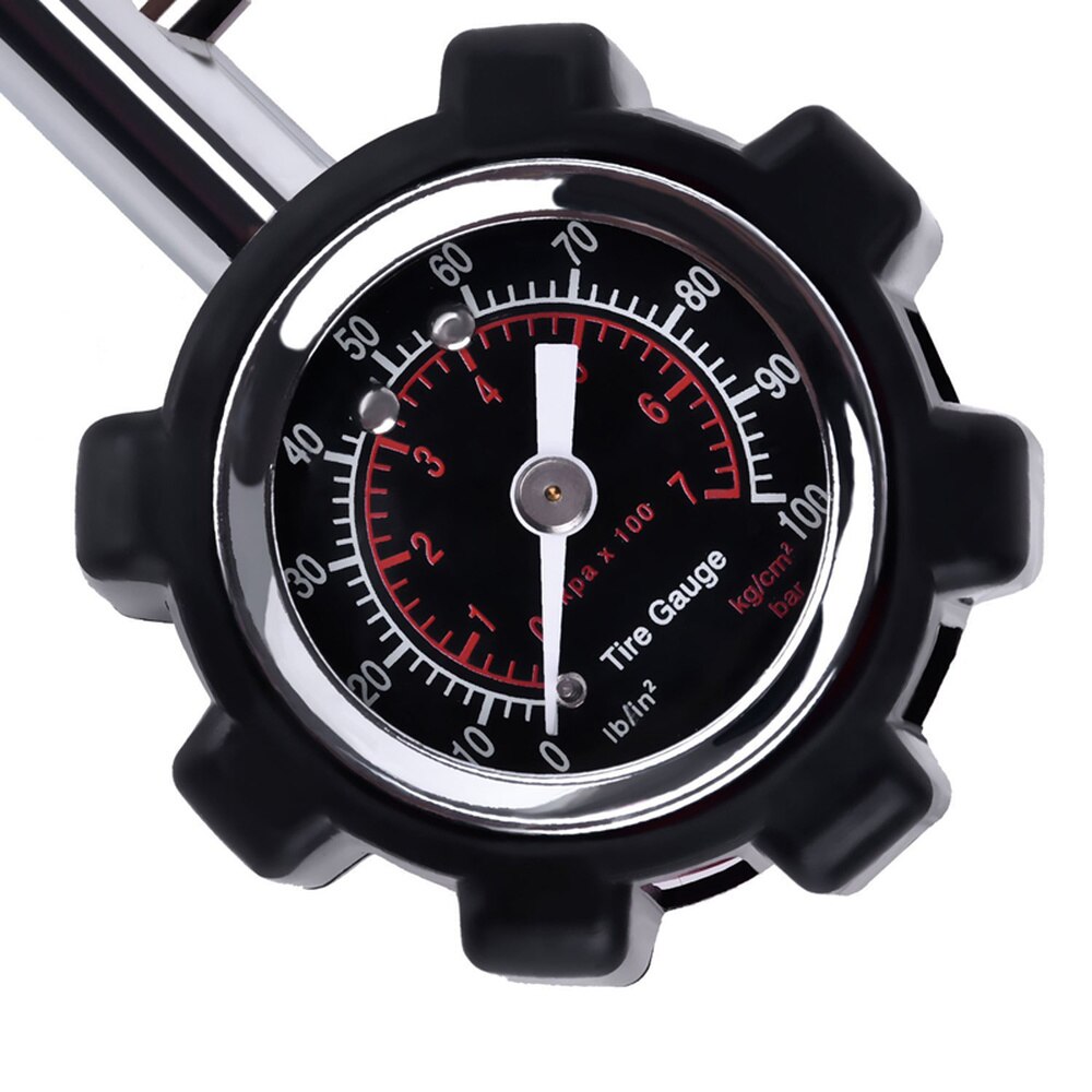 Dsycar Hoge Nauwkeurigheid Bandenspanningsmeter Zwart 100 Psi Voor Nauwkeurige Auto Luchtdruk Tyre Gauge Voor Auto Truck En motorfiets
