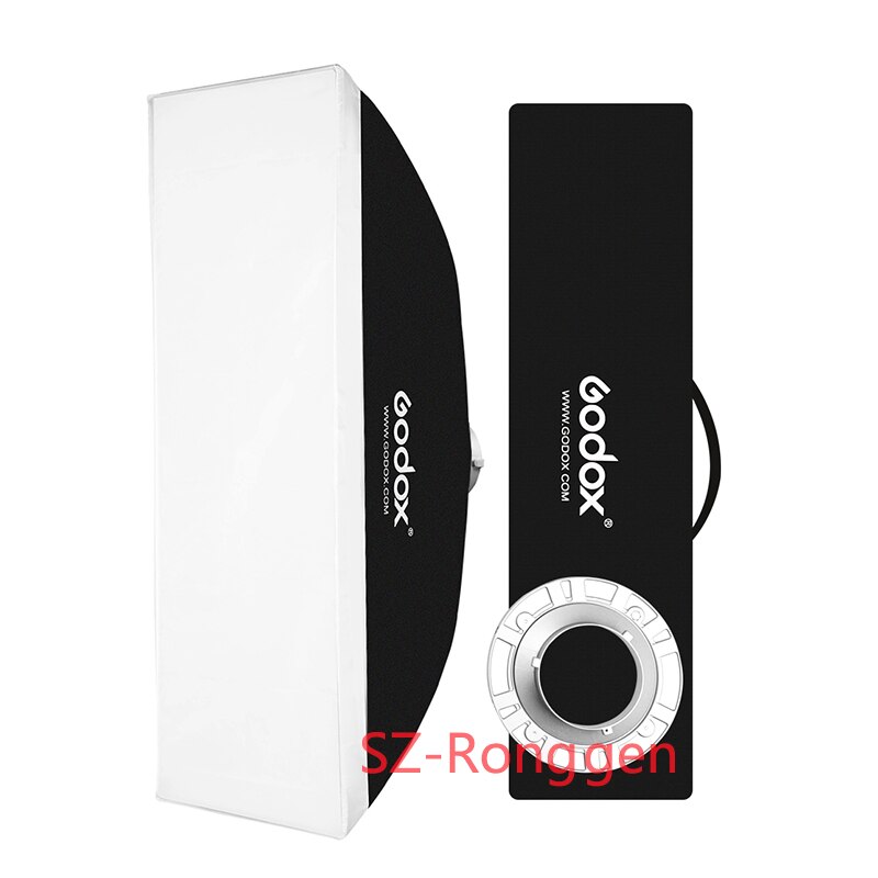 Godox Softbox 35x160cm 14"x 63" Portable Rectangular Studio Strobe Softbox with Bowens Mount for Studio Flash