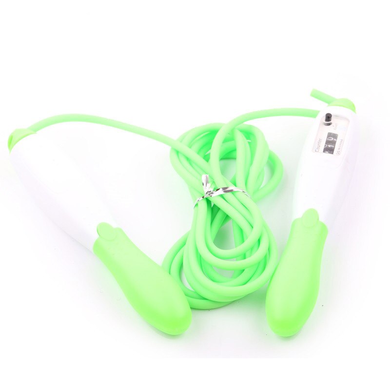 Count Test Gebruik Rope Skipping Kinderen Fitness Skipping Training Studenten Jump Rope: green