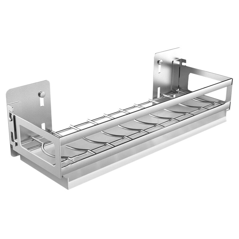 -Dish Drying Rack Wall Mounted Shelf Stainless Steel Multi-Function Dish Dryer Kitchen Organizer Bowl Rack with Drain Board: Default Title