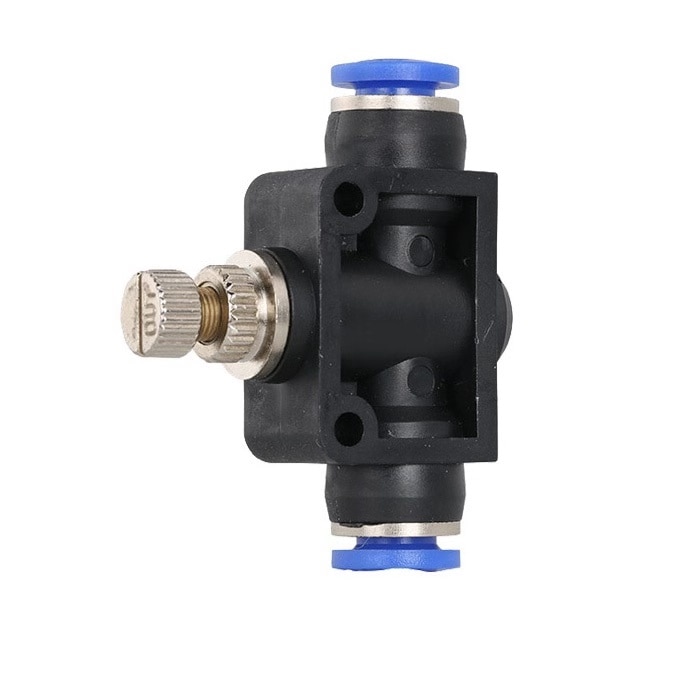throttle valve SA 4-12mm Air Flow Speed Control Valve Tube Water Hose Pneumatic Push In Fittings