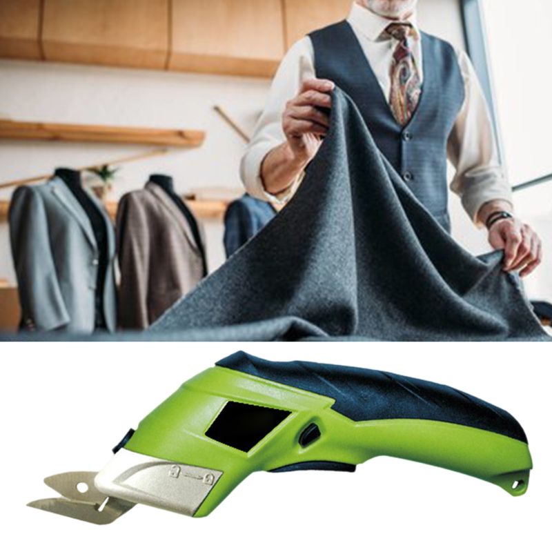 Cordless Rechargeable Handheld Electric Scissors Multipurpose for Fabric Leather