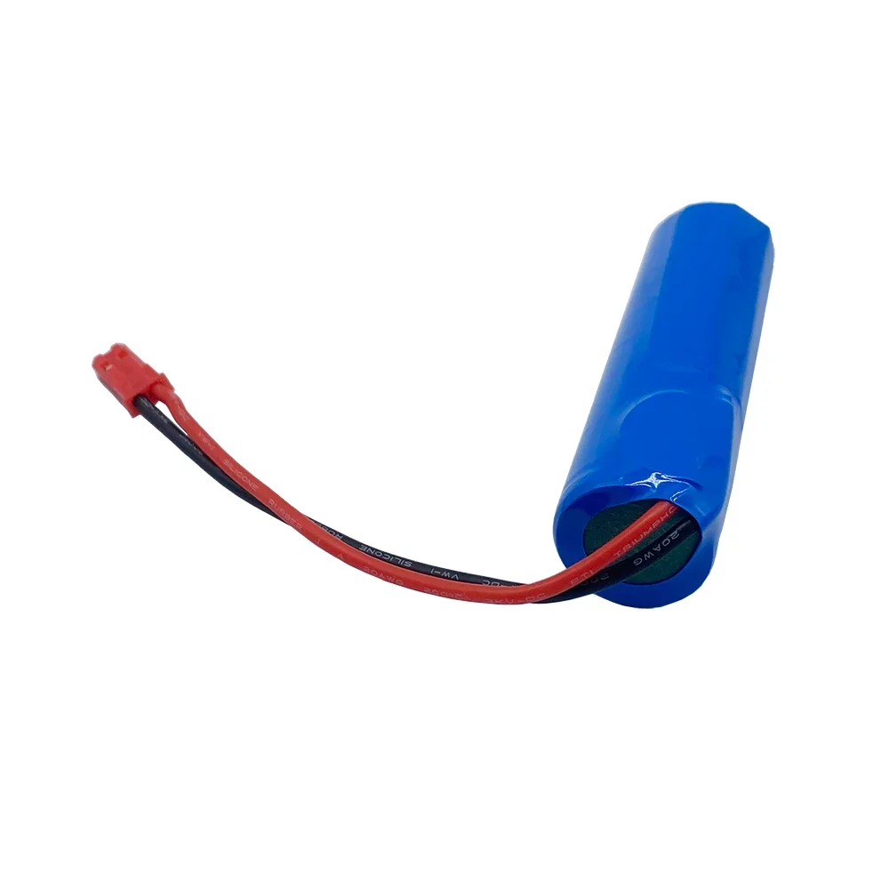 3.7V lithium ion rechargeable battery 18650 with replacement socket emergency lighting JST line