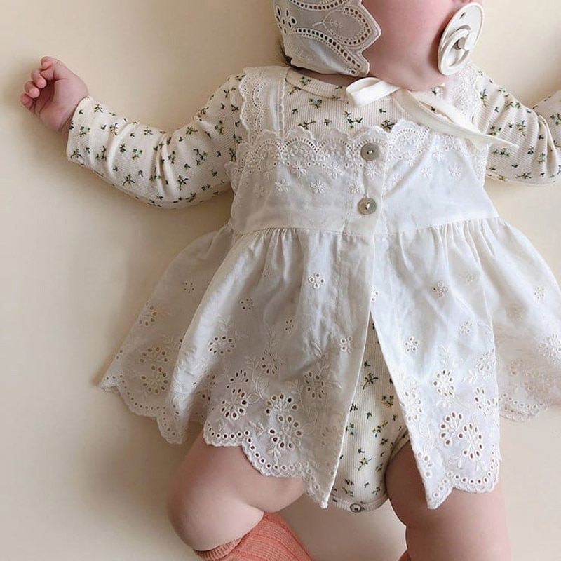 Milancel Baby Kleding Katoen Hemdje En Bloemen Body Koreaanse Baby Meisjes Kleding