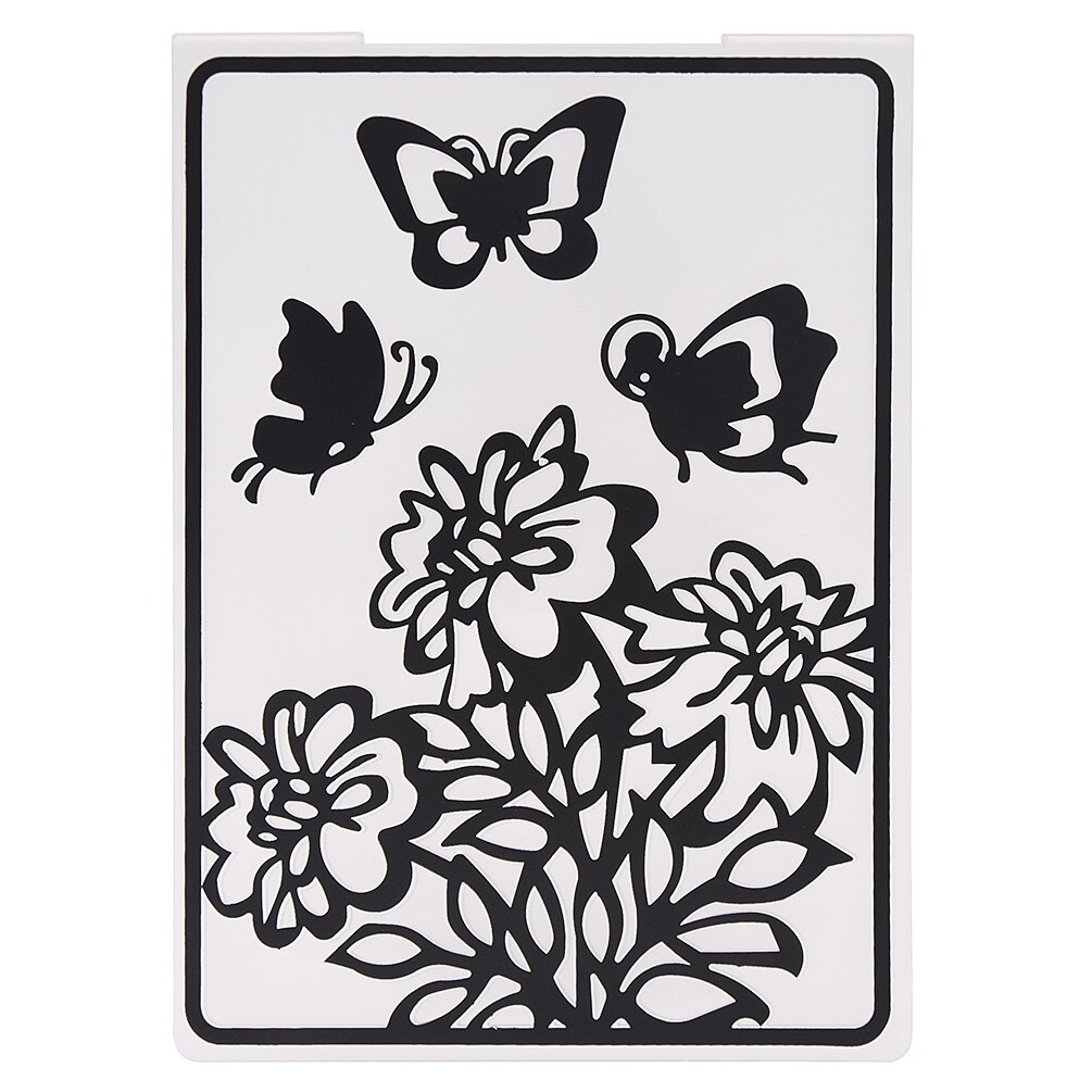 Flower Plastic Embossing Folder Template For Diy Scrapbooking Paper Card Making Decoration: 10