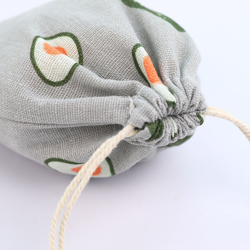 Koord Tassen Mooie Vruchten Gedrukt Harajuku Eenvoudige Canvas Kleurrijke Pouches Mode Vrije Tijd Vrouwelijke Tas