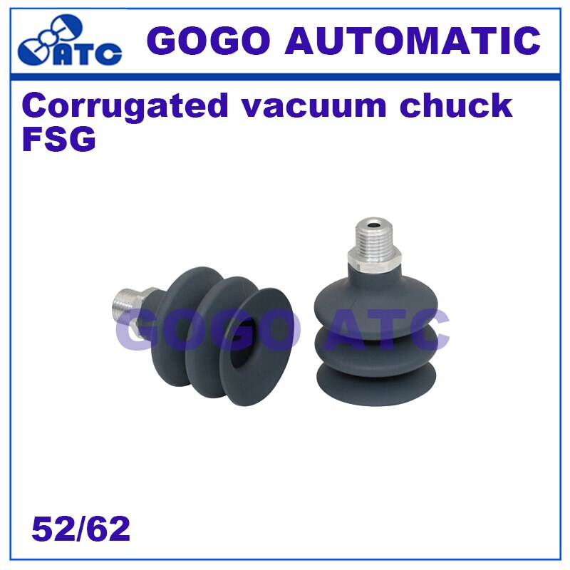 Vacuüm zuignap FSG 62 52 88mm vacuüm gegolfd zuignap, manipulator accessoires Gegolfd vacuüm zap FSG