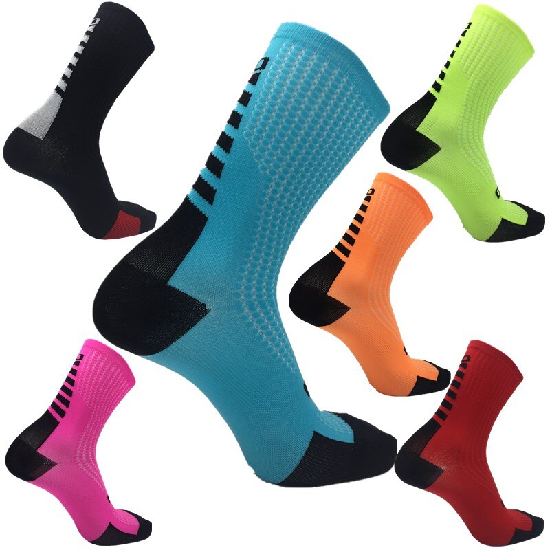 Calcetines de compresión para hombre, medias de para deportes al aire libre, baloncesto, ciclismo, novedad