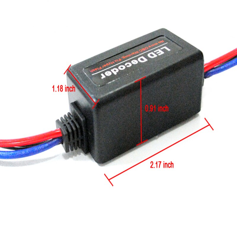 2 Pcs 3157 LED Light Bulb Aviso Decoder Carga Resistor Erro de Soquete Livre