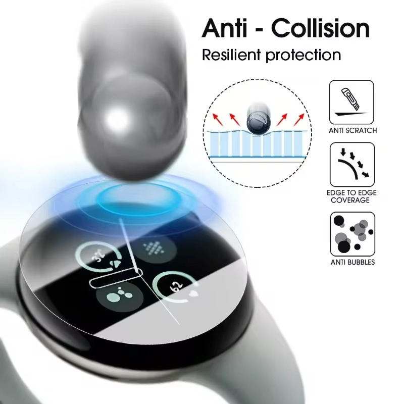 Voor Google Pixel Watch 3 41 MM 45 MM TPU Hydrogelfilm Antikras Ultradunne flexibele schermbescherming voor Google Pixel Watch 3