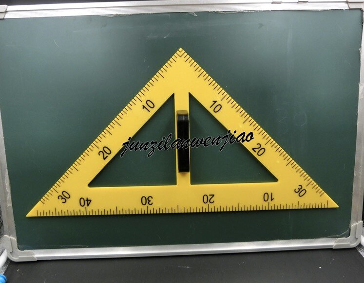 Plastic Protractor Large Squares Supplies Compasses School Supplies for Teachers 4 Pieces/set