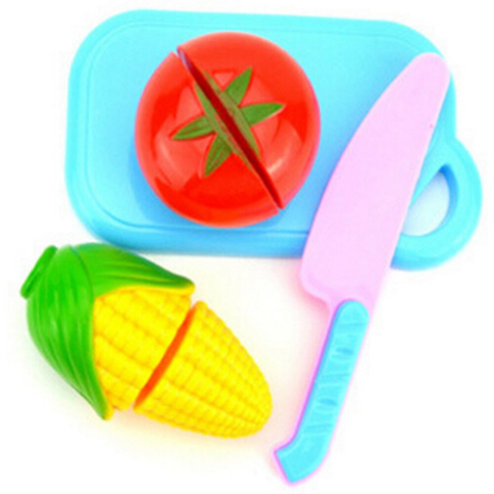 12pz Bambini Casa del Gioco Del Giocattolo di Frutta Tagliata di verzura di Plastica Da Cucina Del bambino Classici Giocattoli per Bambini Finta Giochi per Bambini Giocattoli Educativi