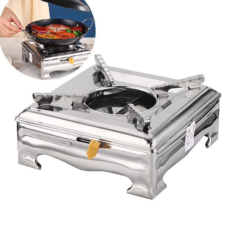 Outdoor Portable Alcohol Stove Drawer Picnic Household Small Restaurant Fire Boiler Dry Hote Boiler for Baking Barbecue Trips