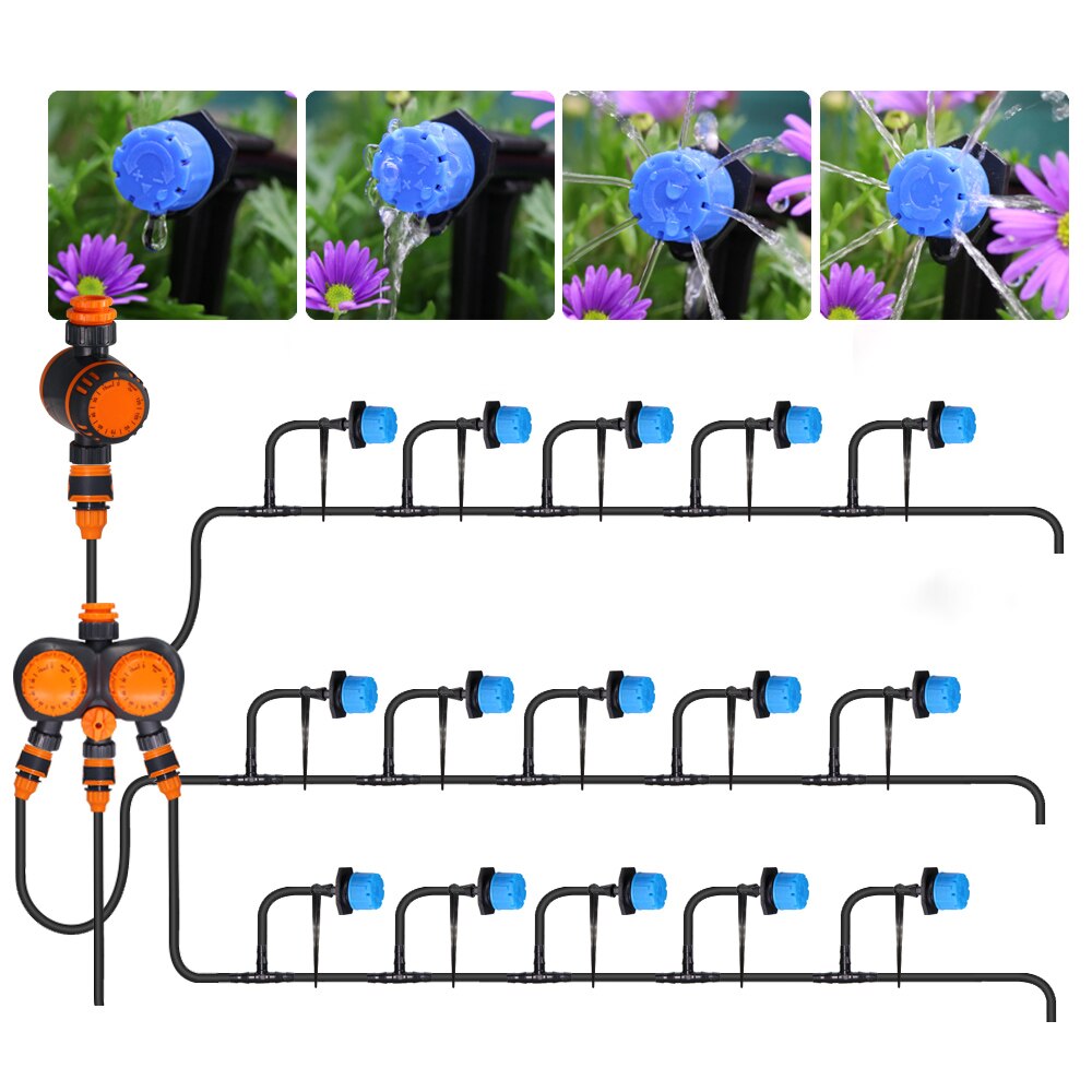 1/4" 3/8" 1/2" 3/4" Pipe Quick Coupling Faucet Standard Connector Garden Greenhouse Watering Irrigation Hose Connectors Adapter