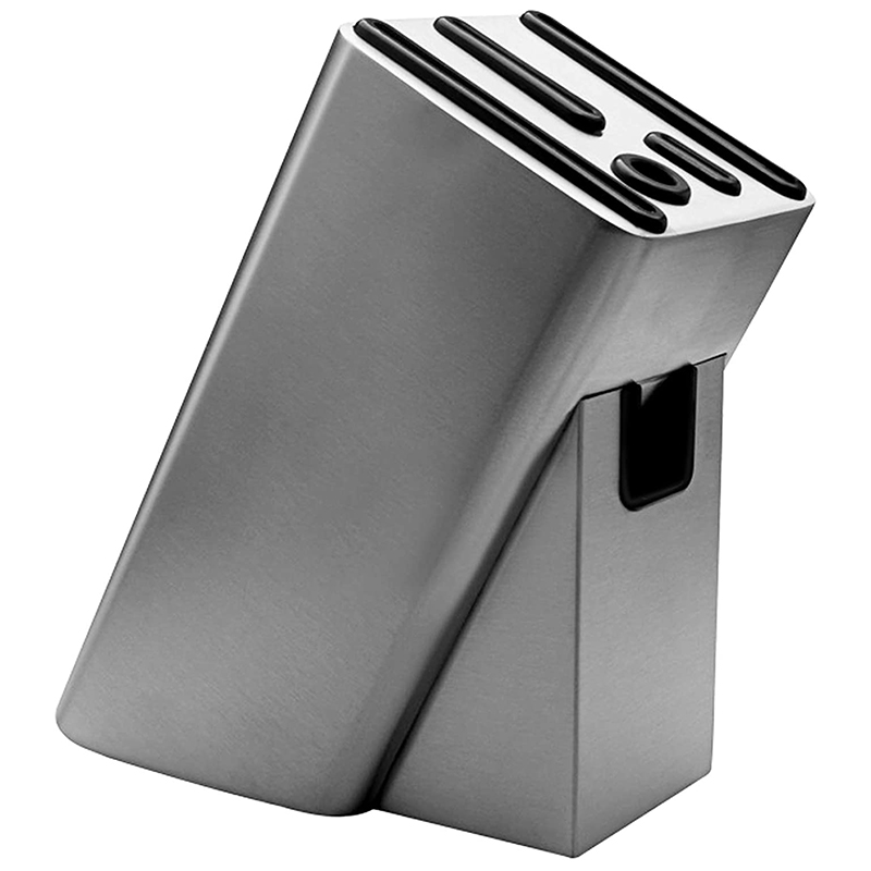 Stainless Steel Knife Holder,Modern Knife Block Without Knives for Kitchen,Universal Knife Storage Organizer-Strong: Default Title