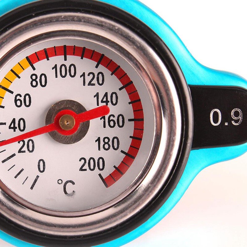 Thermo korek chłodnicy pokrywa zbiornika samochodów stylizacja motocykli D1 specyfikacja miernik temperatury wody z narzędzie bezpieczne 0.9 bar/ 1.1 bar/1.3 bar