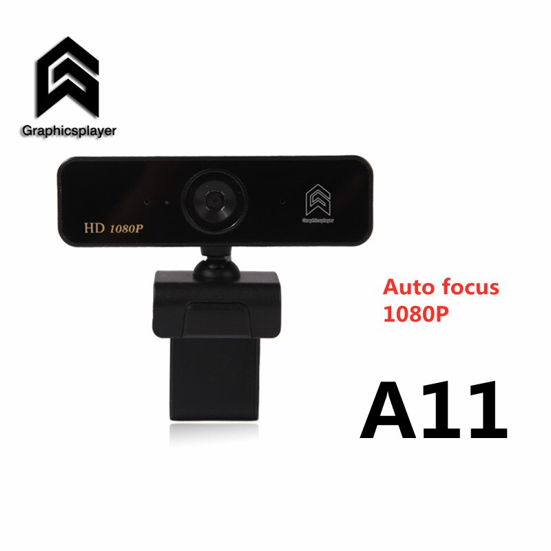 1080P Webcam HD Camera with Built-in HD Microphone 1920 x 1080p USB Video: Graphicsplayer A11