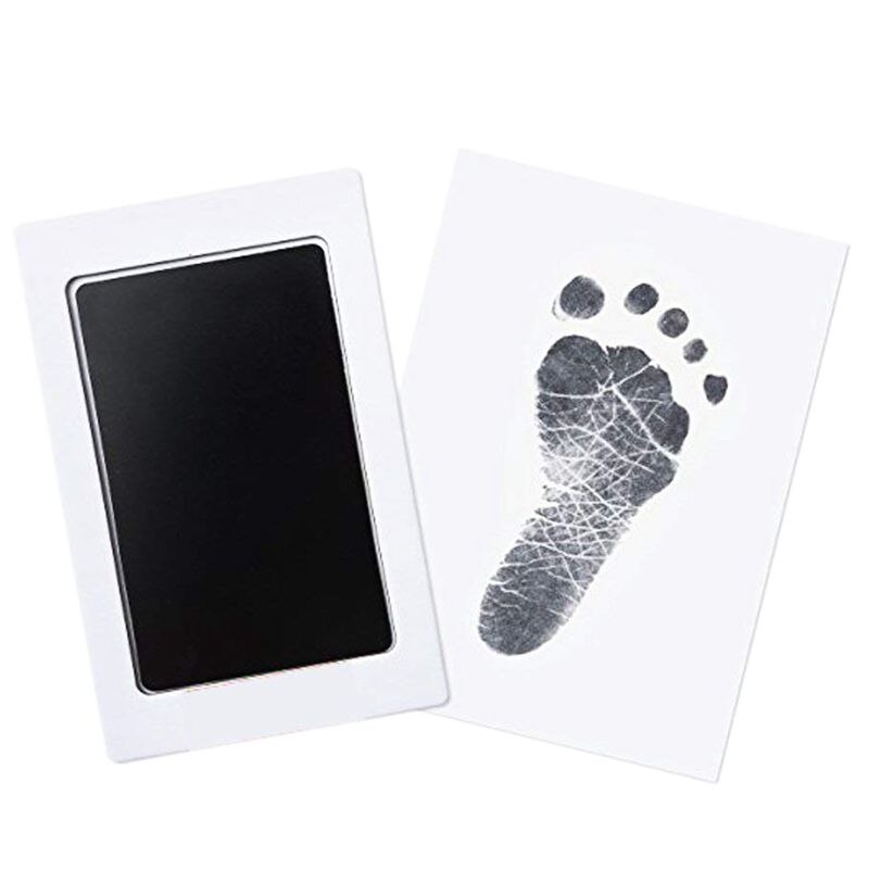6Pack Handafdruk En Voetafdruk Ink Pads Zonder Inkt-Touch, veilig Print Kit Voor Baby En Huisdieren 3 Grote Inkt Pads + 6 Opdruk Kaarten, Bla