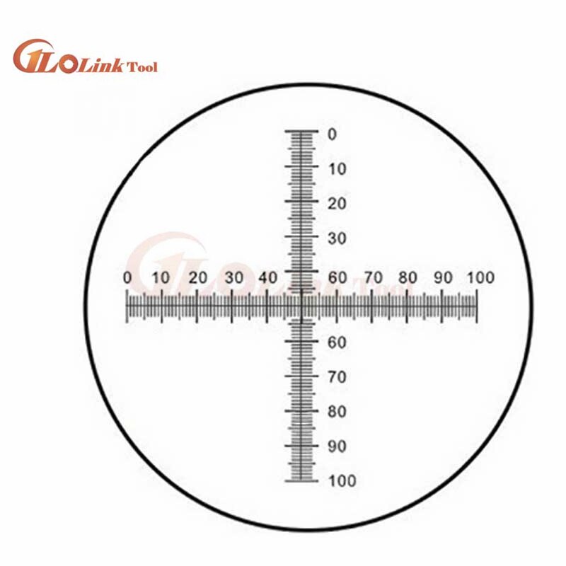 C1 - C7 Optical Glass Microscope Calibration Slides Eyepiece Reticle Ruler Microscope Stage Micrometer for Eyepieces Measurement