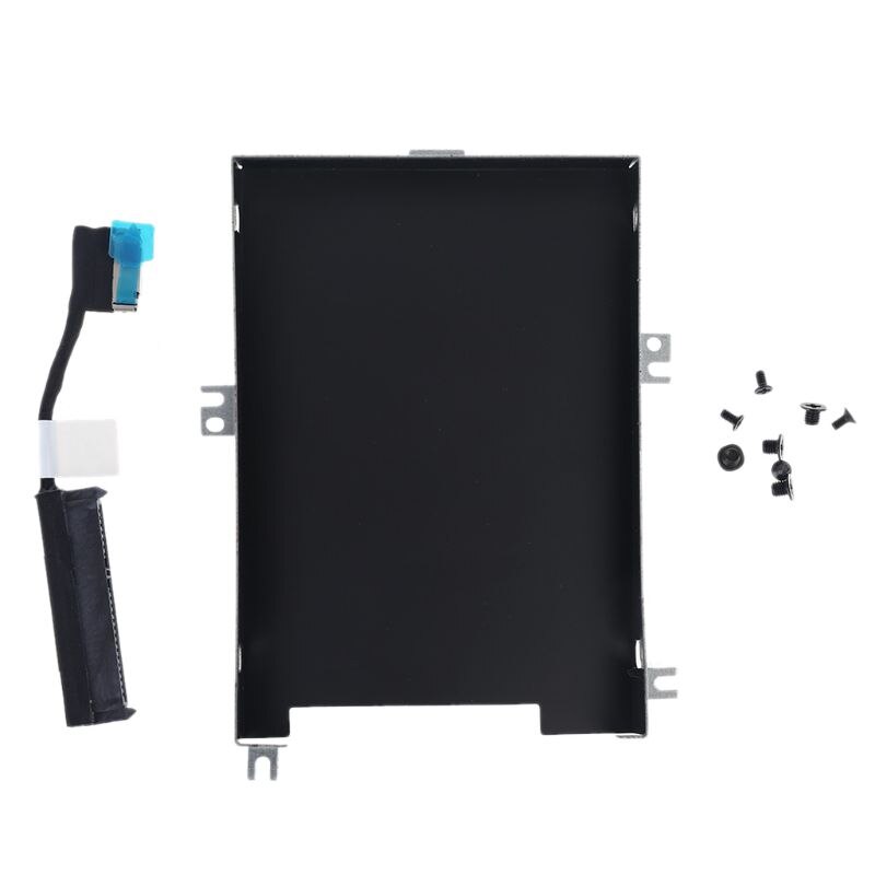 Hdd kabelkontakt + hdd caddie rammebrakett til -dell breddegrad  e5470 bærbar pc