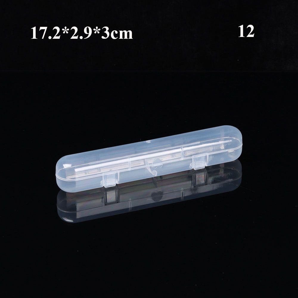 Ulike tidligere plast gjennomsiktig oppbevaringsboks småting mangfoldig organizer etui smykker øredobber ringetone perler beholder verktøy