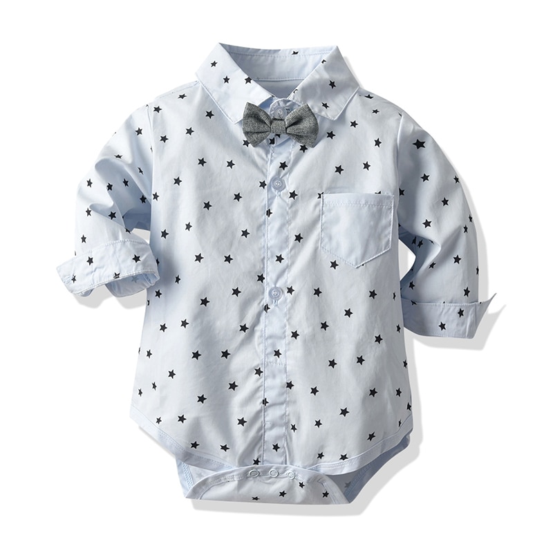 Lzh høst barn baby spedbarn klær dåp bankett kjole sett romper+bukser antrekk dresser for baby gutter nyfødte klær 0-2y