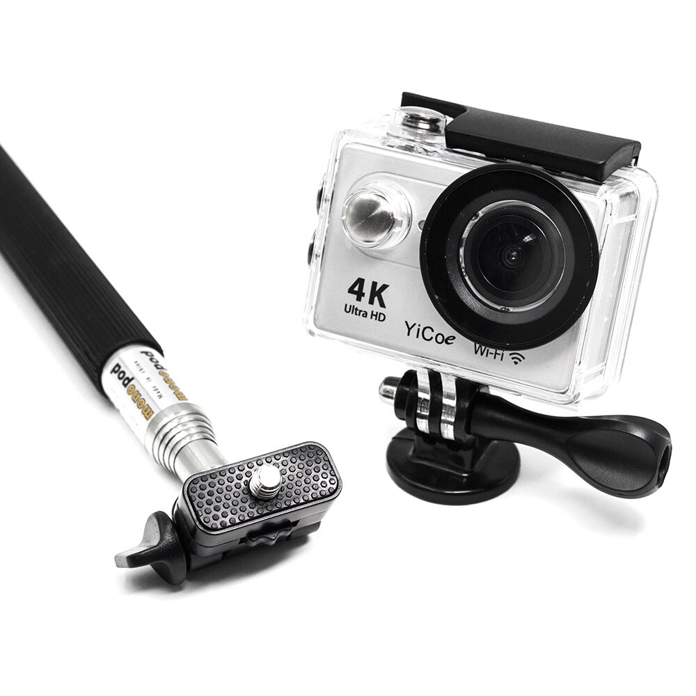 Mountdog selfie stick monopod til gopro hero 7 6 5 4 3 sjcam  yi 4k action sport kamera stativ go pro tilbehør