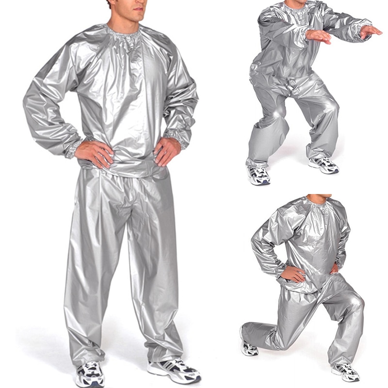 L/XL2XL/3XL/4XL/5XL combinaison de sueur de Sauna robuste exercice costume de gymnastique Fitness perte de poids Anti-Rip minceur produit P9