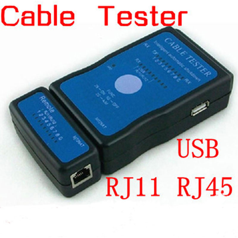 M726 Multi-Modular Cable Tester LAN USB Ethernet Network Cable Wire Line Checker RJ-45 Cat5 RJ11 Line Tester Checker