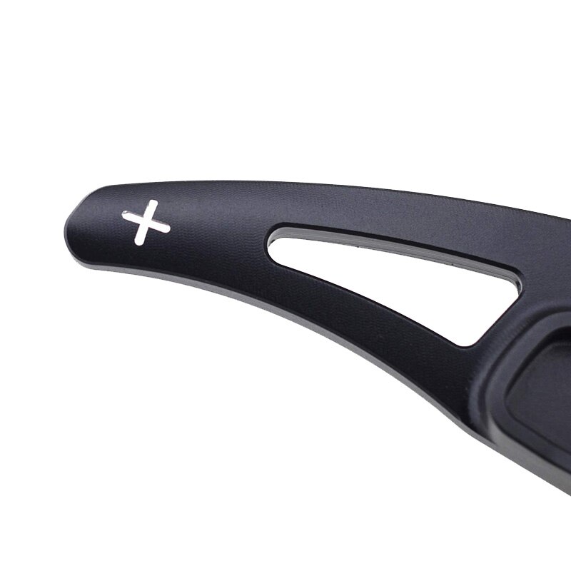 Paddle Shifter Extension , Aluminum Metal Steering Wheel Paddle Shifter Extensions for Ford Focus Escape Kuga (Black)