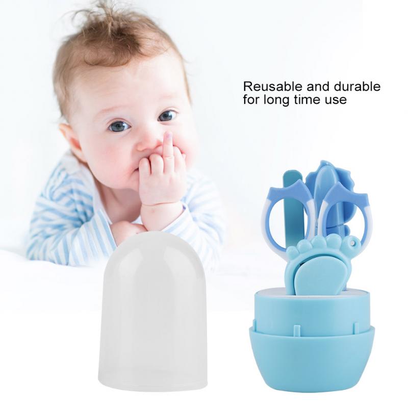 4 teile/satz Tragbare Baby Gesundheit Pflege Set Pflegenwerkzeug Healthcare Reinigung Werkzeug Baby Infant Pflege Sicherheit Cutter Nagel Pflege Set
