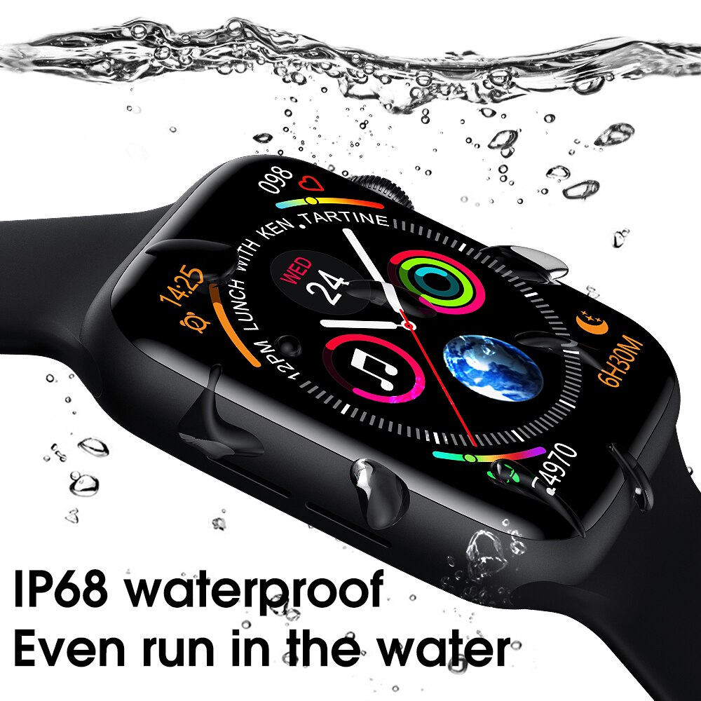 Iwo w26 relógio inteligente 44mm 1.75 polegada toque completo scree iwo w26 relógio inteligente para homem mulher iwo 12 pro ip68 smartwatch para ios android