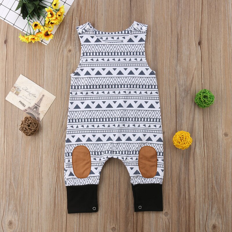 Pudcoco US Stock Newborn Baby Boys Girl Romper Pants Sleeveless Sunsuit Cotton Outfit Set Clothes