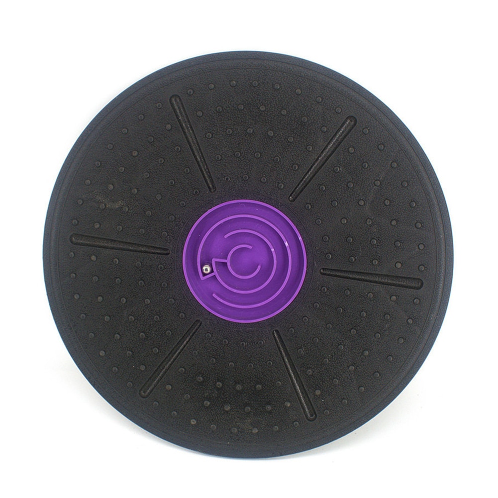 Wobble balance board med 35cm labyrint fysioterapi træning fitness udstyr diameter fitness udstyr forsyninger: Lilla
