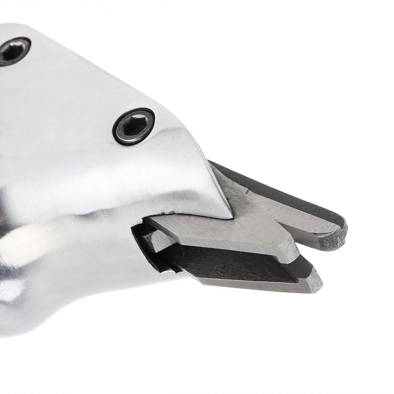 Verstelbare Rechte Pneumatische Schaar Metalen Kniptang Met Intake Connector En 3-Blade Voor Metalen Plaat Snijden