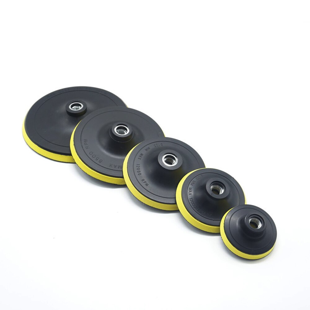 3"/4"/5"/6"Backing Polishing Buffing Plate M14 M10 Self-adhesive Disc Buffing Plates Backing Pad For Sponge Car Polishing Pad