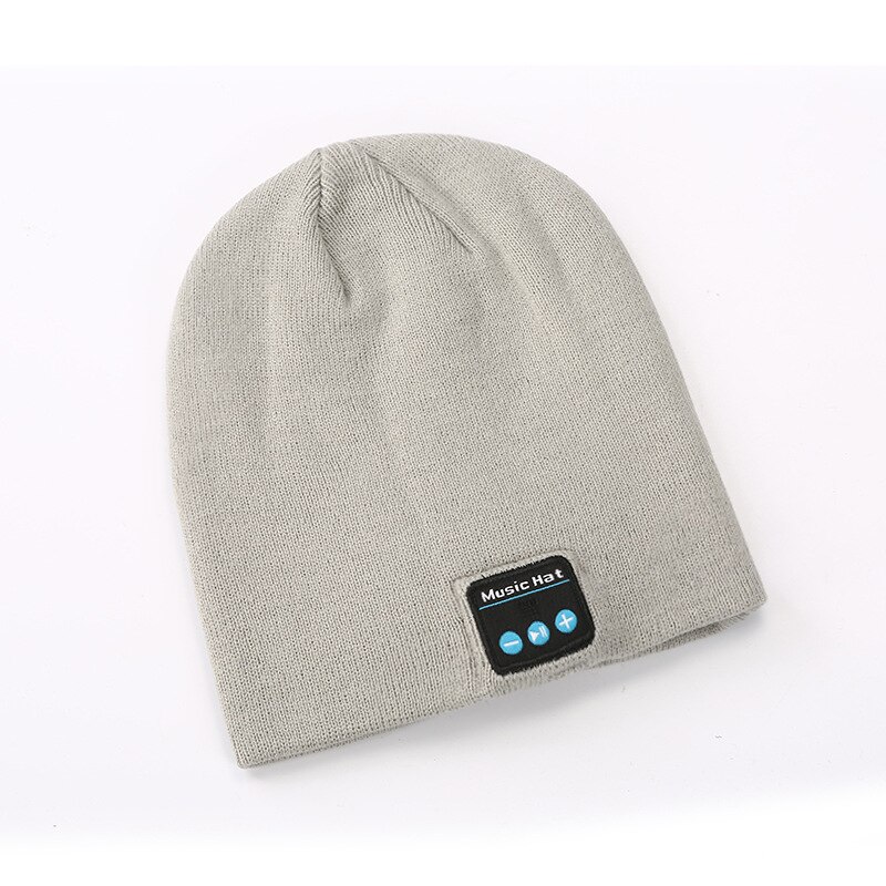 Bluetooth Beanie Hat - Unisex Winter Music Cap with LED - Rechargeable Stereo Speakers - Windproof Knit: Fashion 2