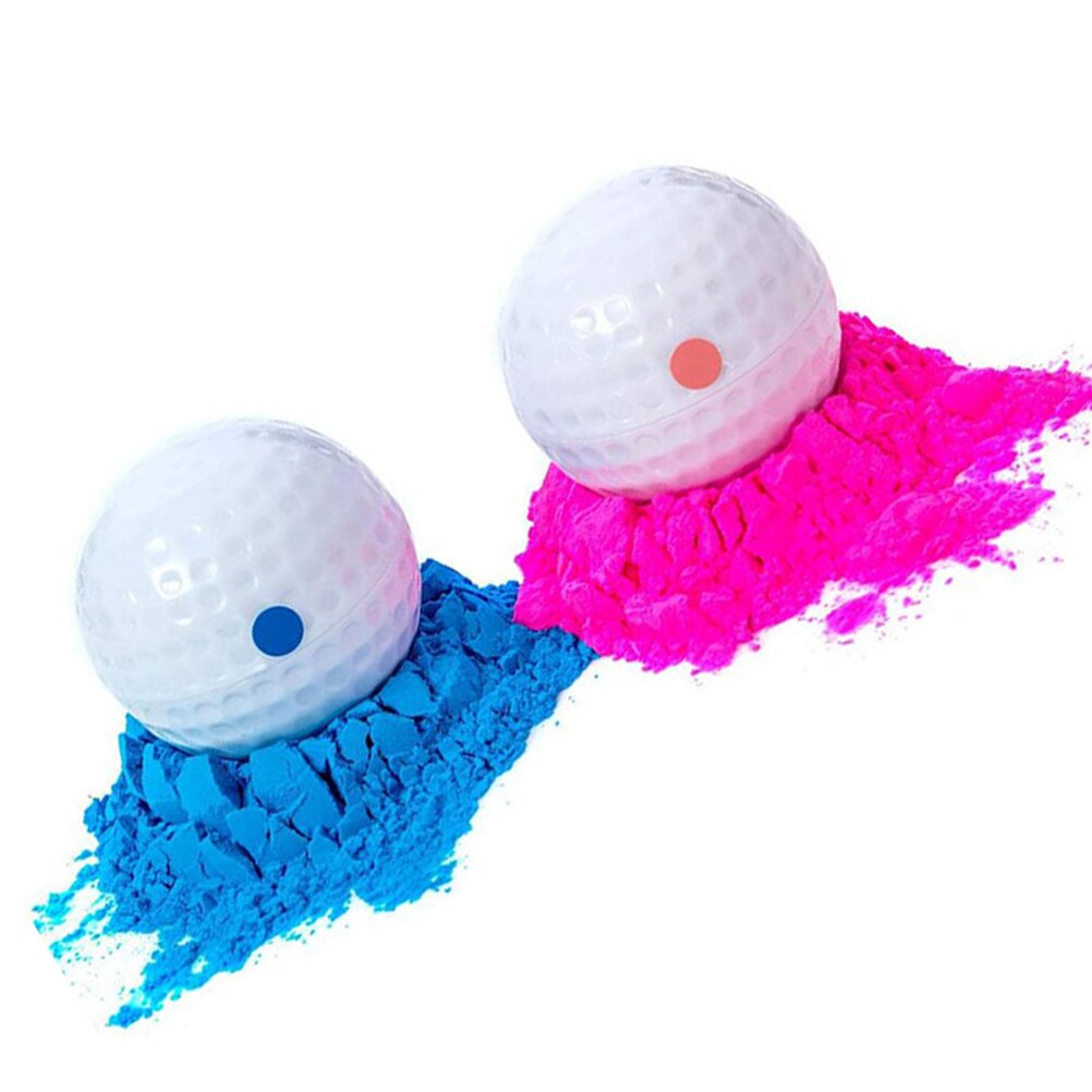 2Pcs Birthday Party Gender Reveal Powder Balls Banquet Smoke Powder Bombs
