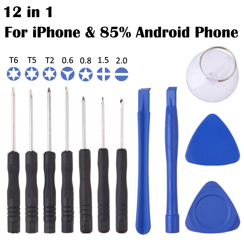 Opening Pry Bar Hand Tool Set Reparatie Tool Kit Mobiele Telefoon Screen Schroevendraaier Voor Iphone Android Smartphone Demonteren Gereedschap: For Android Phone