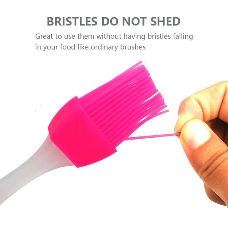 Brosse de cuisson BBQ, petite brosse à pâtisserie en Silicone, poignée transparente, ustensiles de cuisson, brosse à gril, outils de cuisine