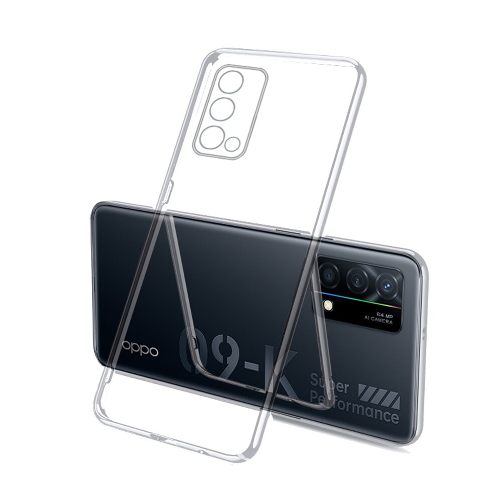 Custodia trasparente originale di alta qualità per OPPO K9 5G Global Soft TPU Camera protettiva trasparente Cover posteriore per telefono OPPOK9 2021 Funda