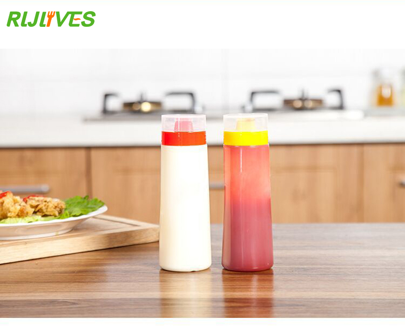 1 Stück Salatdressing Flasche Kunststoff quetschen Würze Spender Für Soße Ketchup Essig Öl Saucen Dressing Flasche