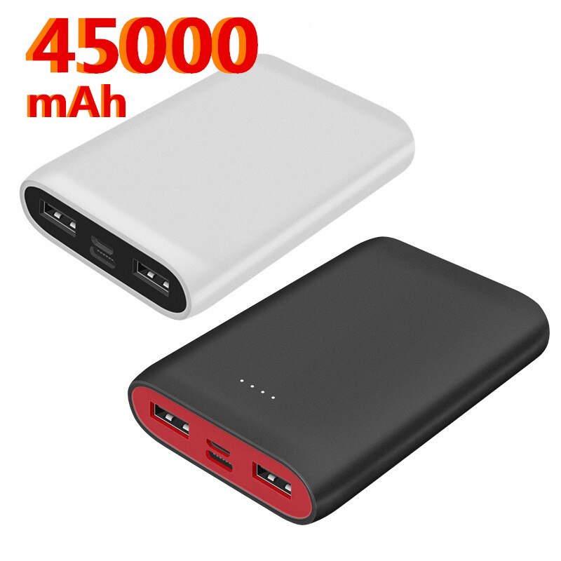 Mini 45000 MAh Power Bank Portable Mobile Phone Charger Outdoor Travel Power Bank Power Bank For Smartphones