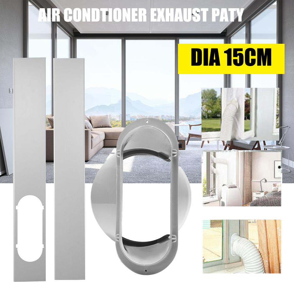 Einstellbar Tragbare Klimaanlage Fenster Bausatz Rutsche Platte Wind Schild Fenster Adapter Stecker Klimaanlage Zubehör
